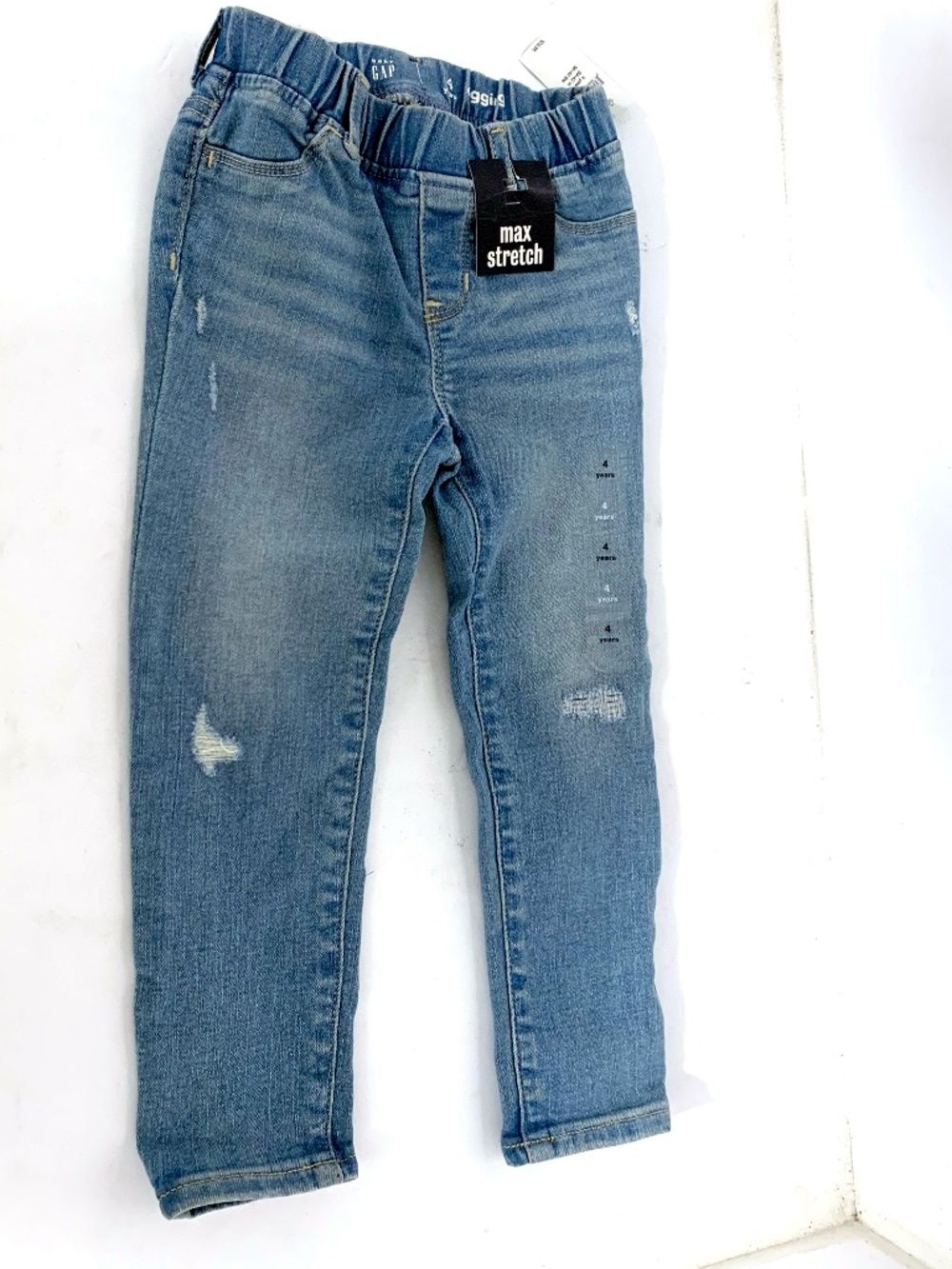 2 PAIRS OF GAP KIDS JEANS SIZE 4 YRS. NWT